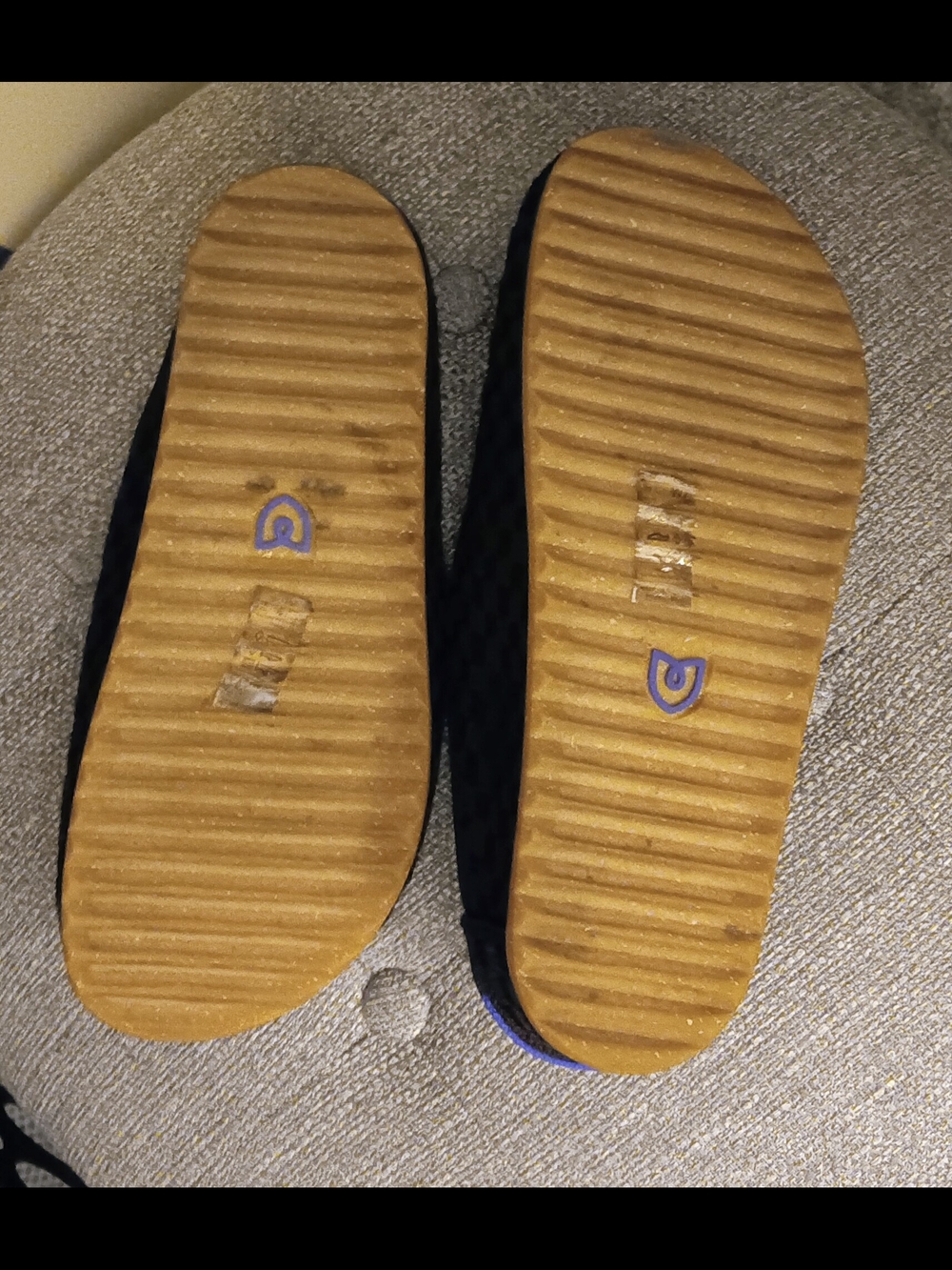 Rothy's Casual Hemp Blend, Slip On Mule Clog Shoes Black Women's Size7 - Picture 4 of 6